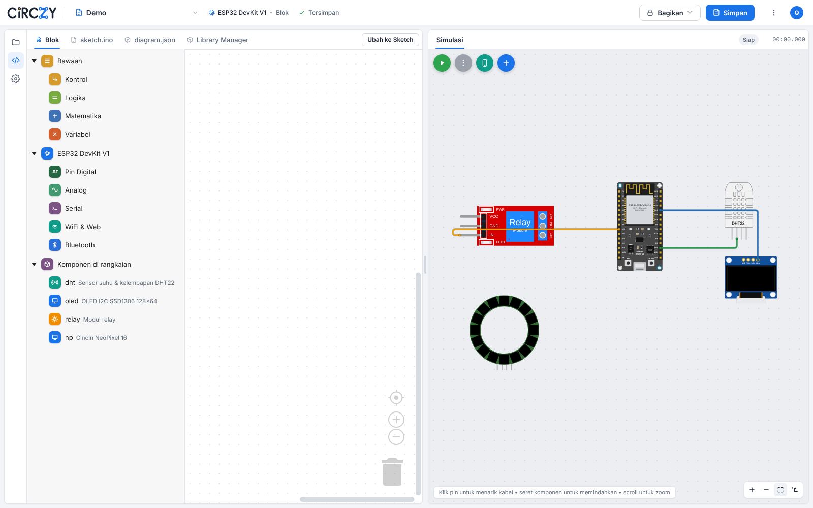 A Wokwi alternative with blocks and classrooms – Circzy